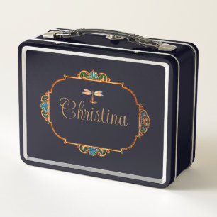 Magical Fairy Tale Fantasy Personalised Metal Lunch Box