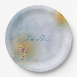 Magical Fairy Tale garden paper plates