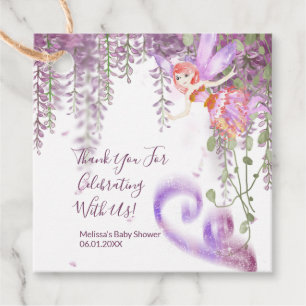Magical Fairy Theme Thank You Party Favour Tags