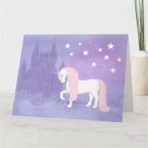 Magical Fairytale Unicorn Castle Stars Birthday