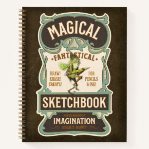 “Magical Fantastical Sketchbook” 8.5 x 11" Notebook