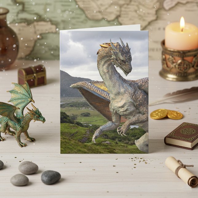 Magical Fantasy Bronze Dragon  Card (Creator Uploaded)