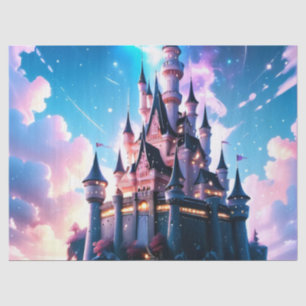 Magical Fantasy Castle Birthday Gift Wrap Tissue Paper