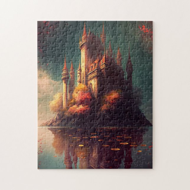 Magical Fantasy Castle Jigsaw Puzzle (Vertical)