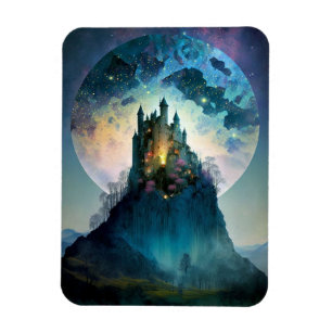 Magical Fantasy Castle Magnet