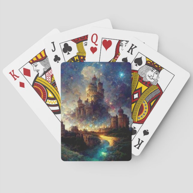 Magical Fantasy Castle Playing Cards (Back)