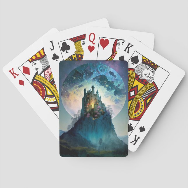 Magical Fantasy Castle Playing Cards (Back)