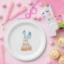 Magical Fantasy Fox 1st Birthday Paper Plates