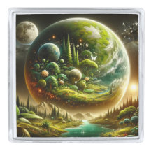 Magical Fantasy Planet With Celestial Nature