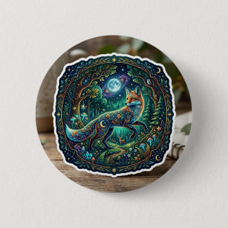 Magical Fantasy Sticker 6 Cm Round Badge