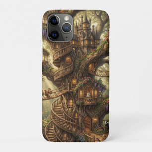 Magical Fantasy Treehouse Castle iPhone 11 Pro Case