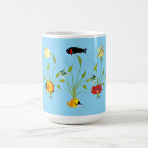 Magical Fish and Plants Ocean Coffee Cup