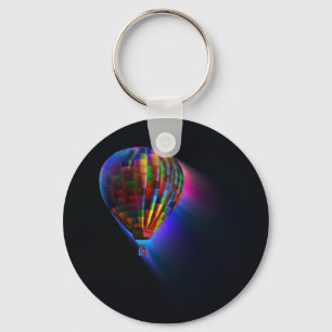 Magical Flight Abstract Dream Digital Art Key Ring