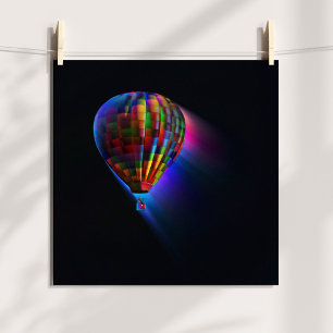 Magical Flight Abstract Dream Digital Art Poster