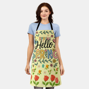 Magical Floral Spring Apron