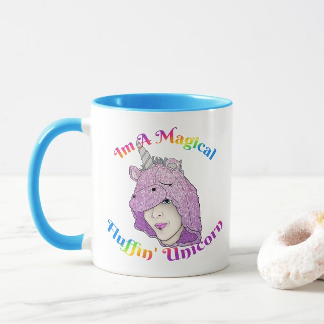 Magical Fluffin Unicorn Combo Mug (With Donut)