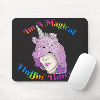 Magical Fluffin Unicorn Mousepad