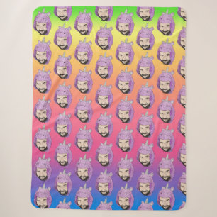 Magical Fluffin Unicorn Sherpa Blanket, All Sizes Blanket