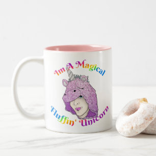 Magical Fluffin Unicorn Two-Tone Mug