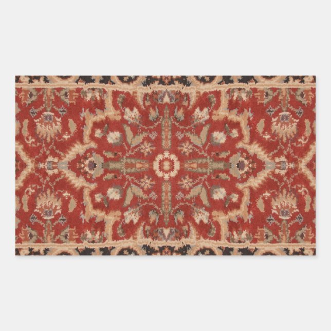 Magical Flying Carpet Rectangular Sticker (Front)