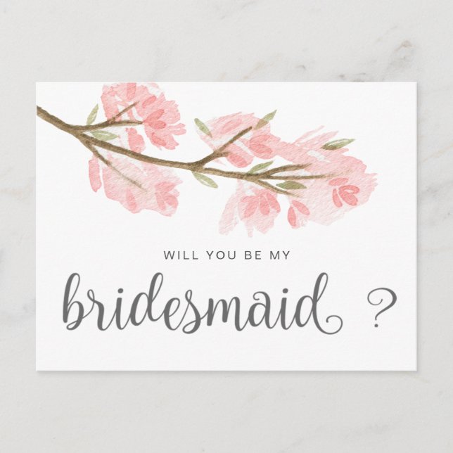Magical Forest | Bridesmaid Postcard (Front)