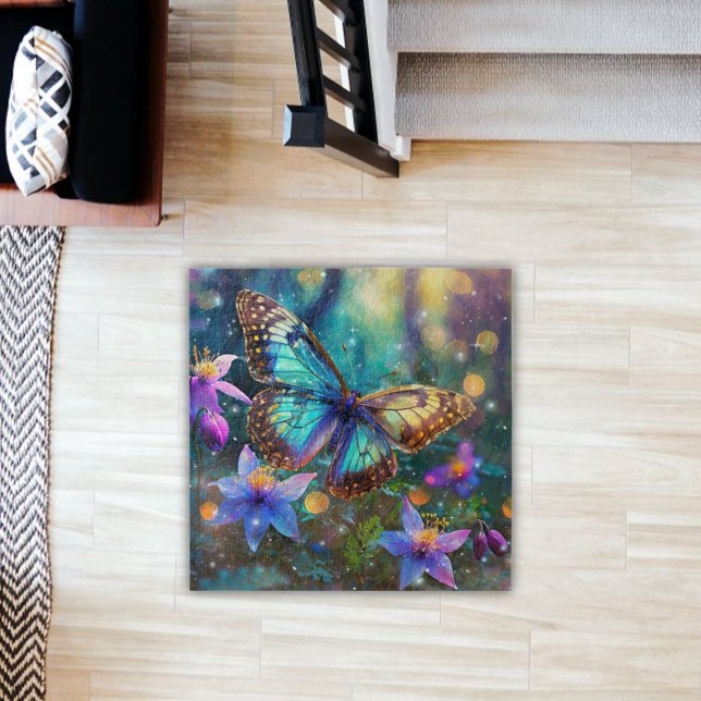 Magical Forest Butterfly and Flowers Jigsaw Puzzle (Creator Uploaded)