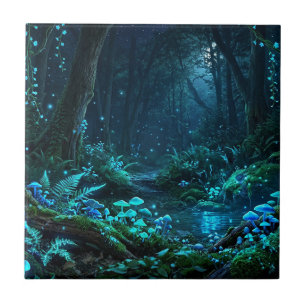 Magical Forest Ceramic Tile