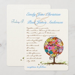 Magical Forest Circle of Love Wedding Invitations