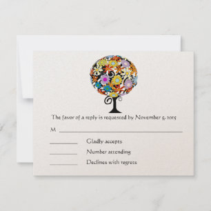 Magical Forest Circle of Love Wedding Invitations