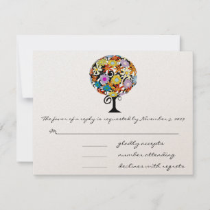 Magical Forest Circle of Love Wedding Invitations