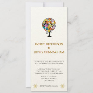 Magical Forest Circle of Love Wedding Invitations