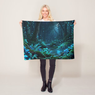 Magical Forest Fleece Blanket