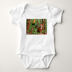 Magical Forest - Forest Animals Baby Bodysuit