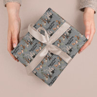 Magical Forest Musician Wrapping Paper Sheets