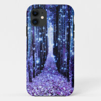 Magical Forest Path Purple Blue