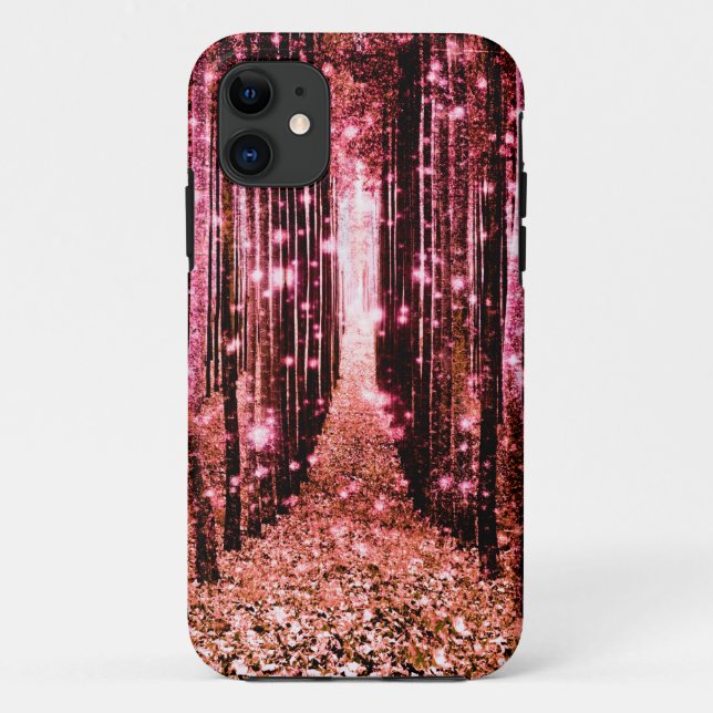 Magical Forest Peach Pink Case-Mate iPhone Case (Back)