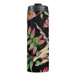 Magical Forest Unicorn Dark Pattern. Thermal Tumbler