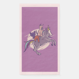 Magical Friends  Unicorn, Alpaca, Kitten, Sloth Napkin