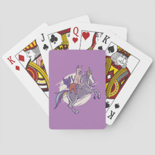 Magical Friends  Unicorn, Alpaca, Kitten, Sloth Playing Cards