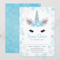 Magical Frozen Unicorn | Girl Birthday