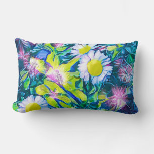 Magical Fun Daisy Fantasy Lumbar Pillow