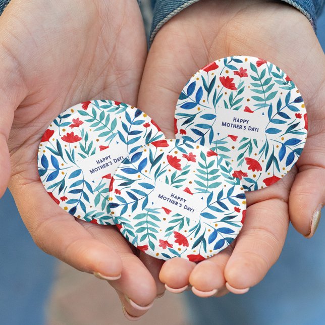 Magical Garden Mother's Day 7.5 Cm Round Badge (Creator Uploaded)