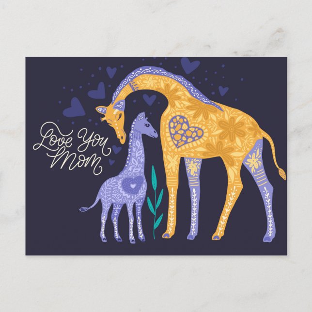 Magical Giraffes Postcard (Front)