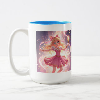 Magical Girl Transformation Two-Tone Coffee Mug