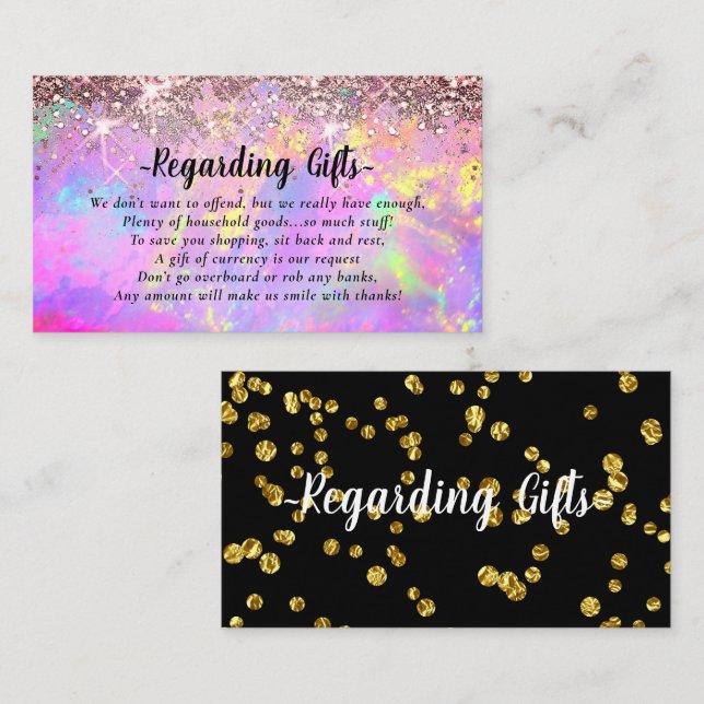 Magical Glitter Honeymoon Wishing Well Enclosure C (Front/Back)