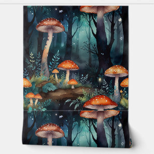 Magical Glowing Forest Fantasy Wallpaper