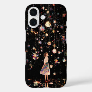 Magical Glowing Orbs and Starry Night Sky iPhone 1 16 Case