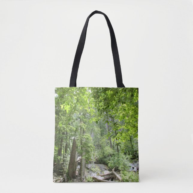 Magical Green Forest Scene.   Tote Bag (Front)