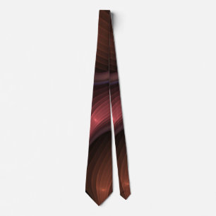 Magical Growth Modern Abstract Colourful Fractal Tie