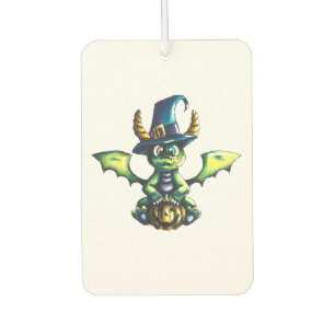 Magical Halloween Dragon Design Car Air Freshener
